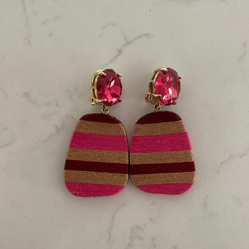 MARYJANE CLAVEROL
Constanza Square Stripe Earrings